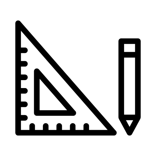 Pencil and compass