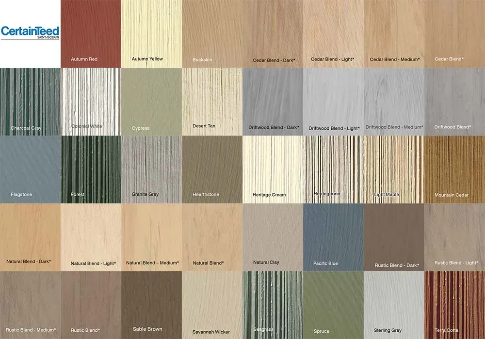 A variety of wood samples are displayed with certain bed in the upper right corner