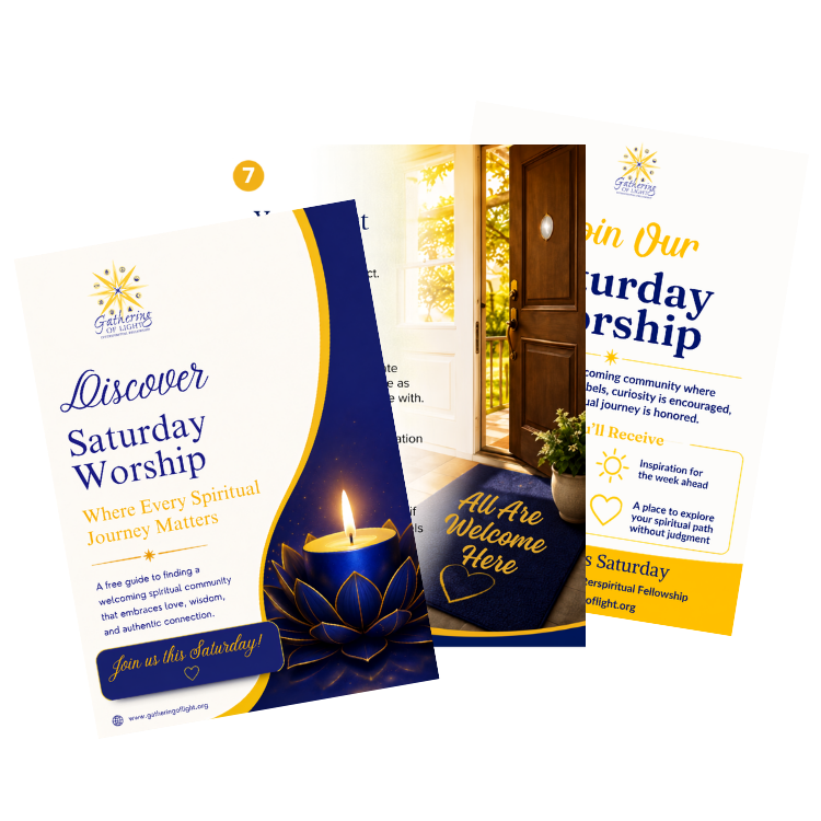 Discover Saturday Worship with Gathering of Light Interspiritual Fellowship