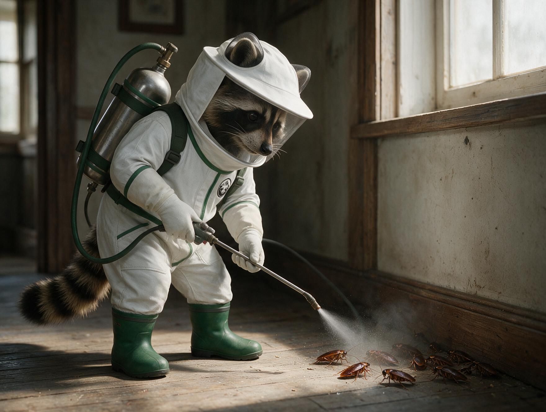 Application de gel insecticide contre les blattes germaniques dans une cuisine professionnelle en Savoie.