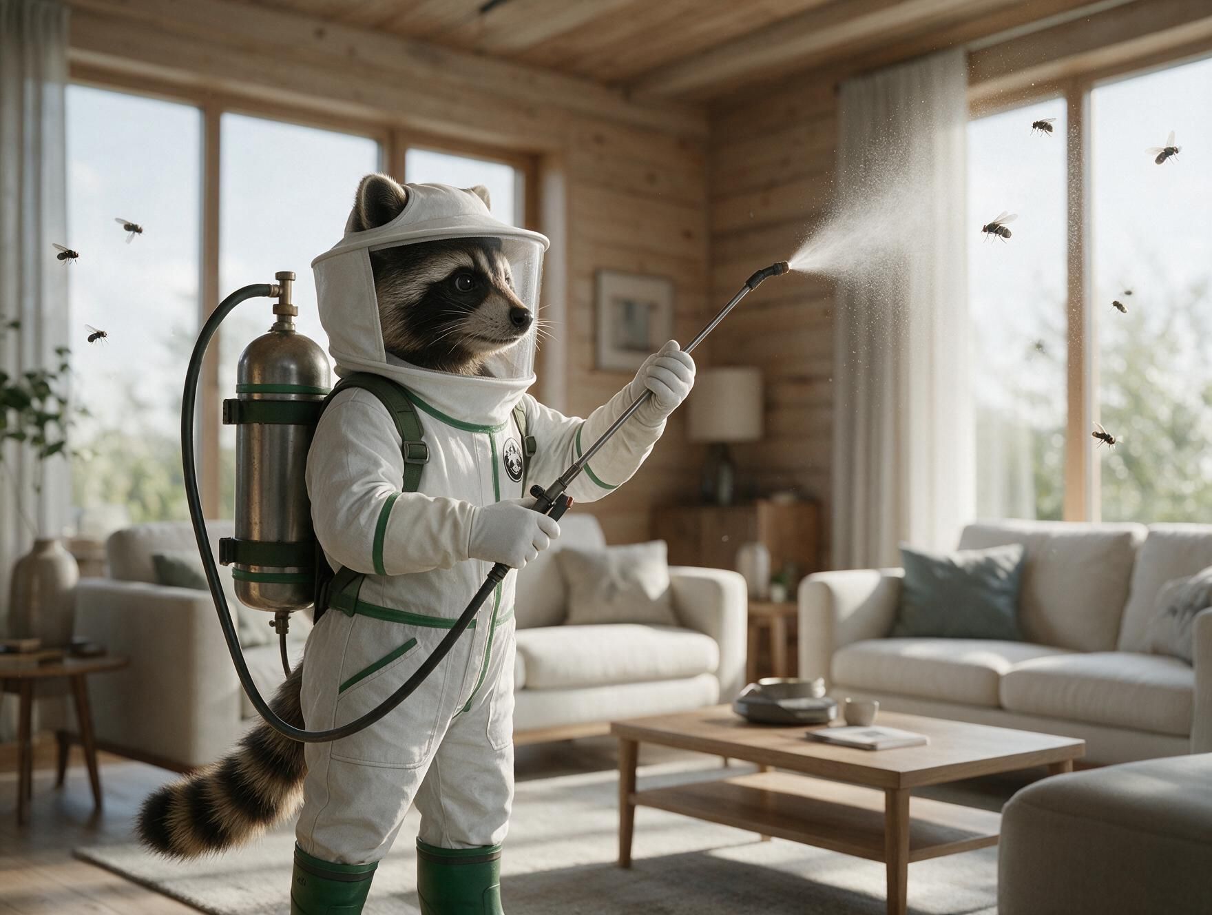 Mouches hivernant contre une fen&ecirc;tre de combles dans un chalet de Savoie avant traitement.