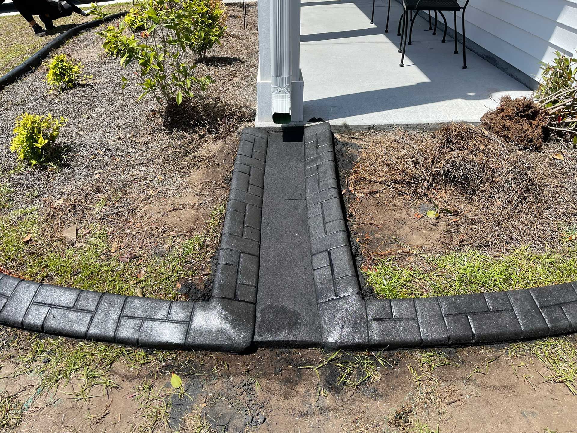 landscaping and curbing 55