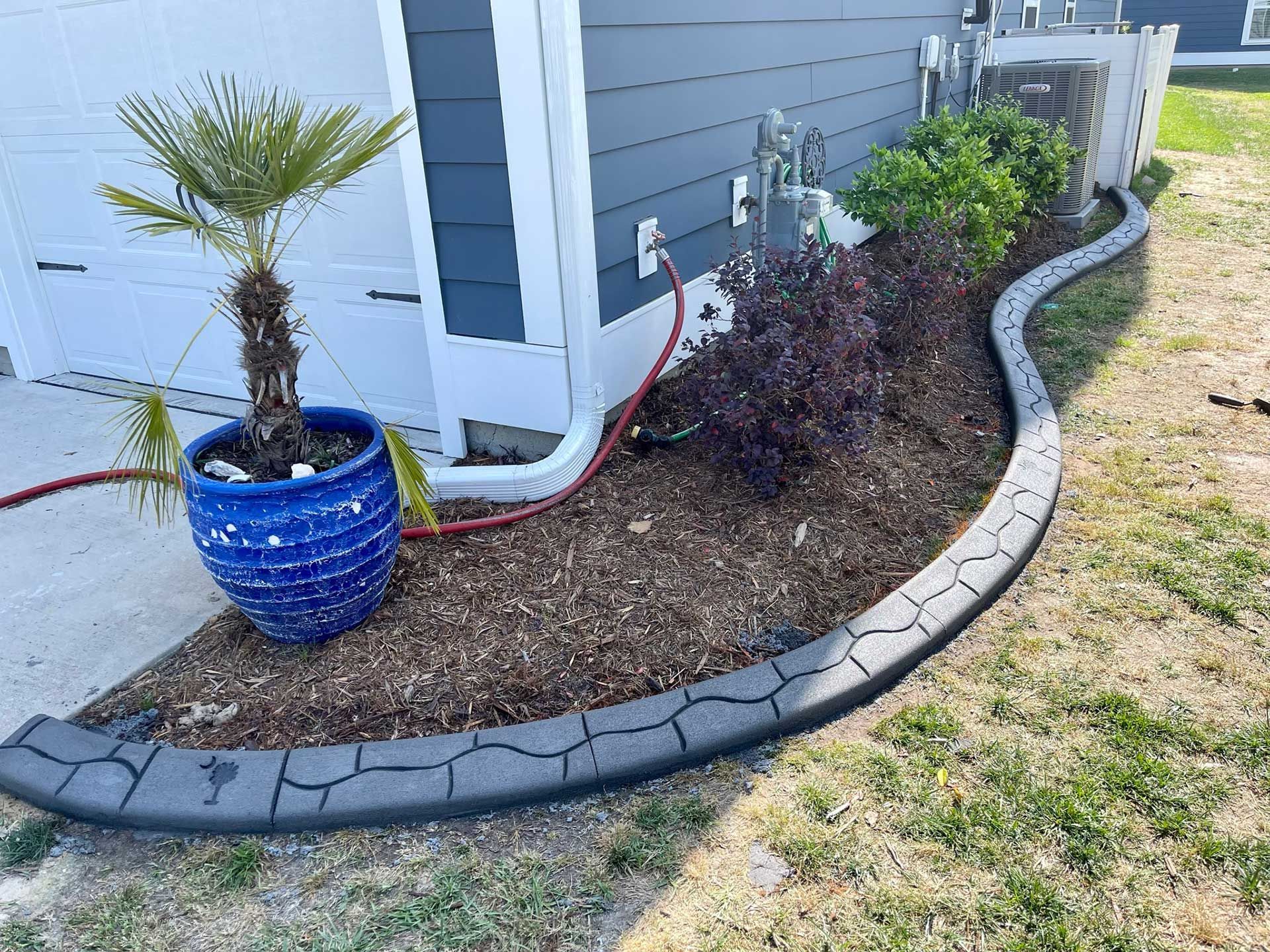 landscaping and curbing 50