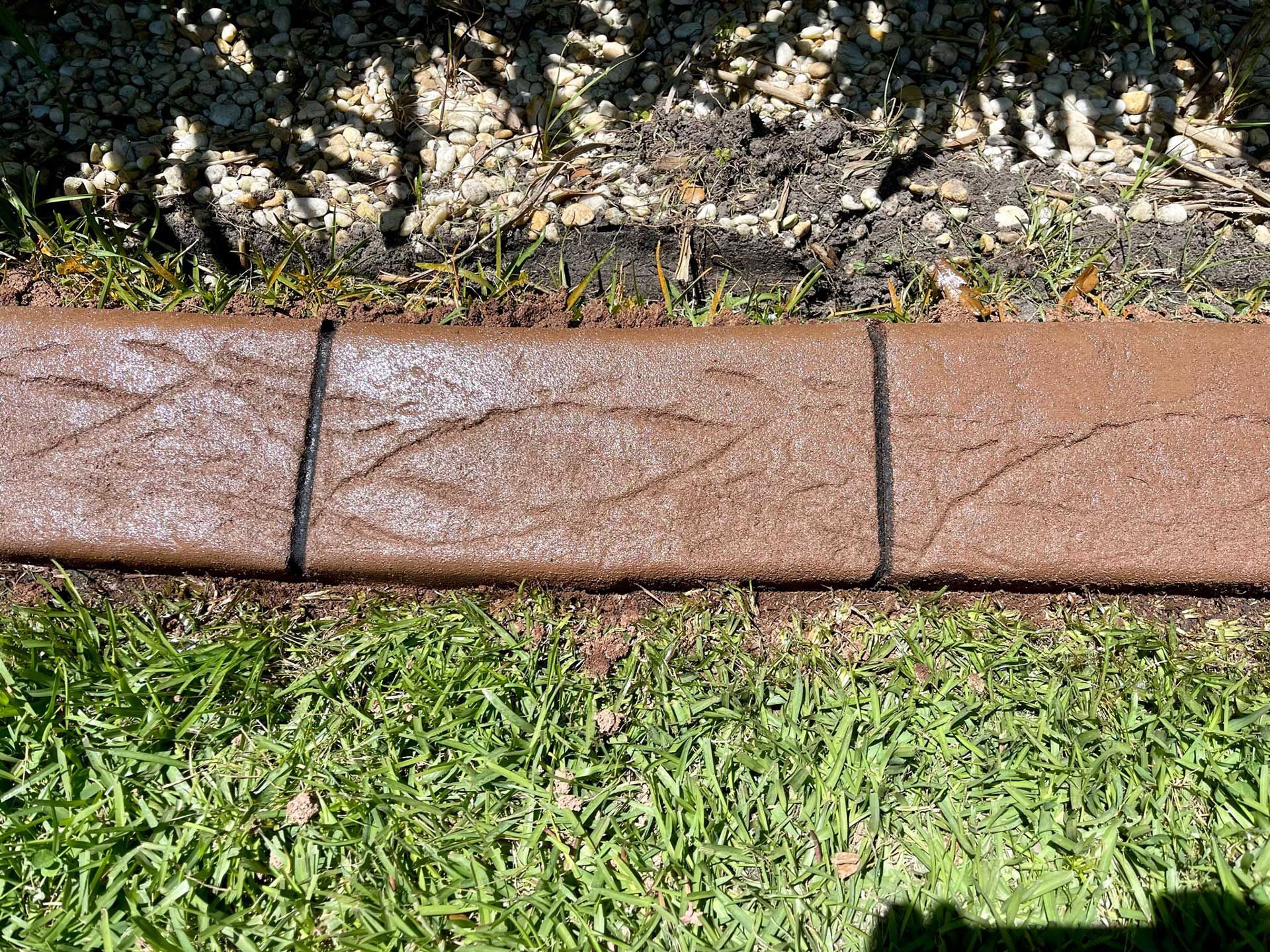 landscaping and curbing 48