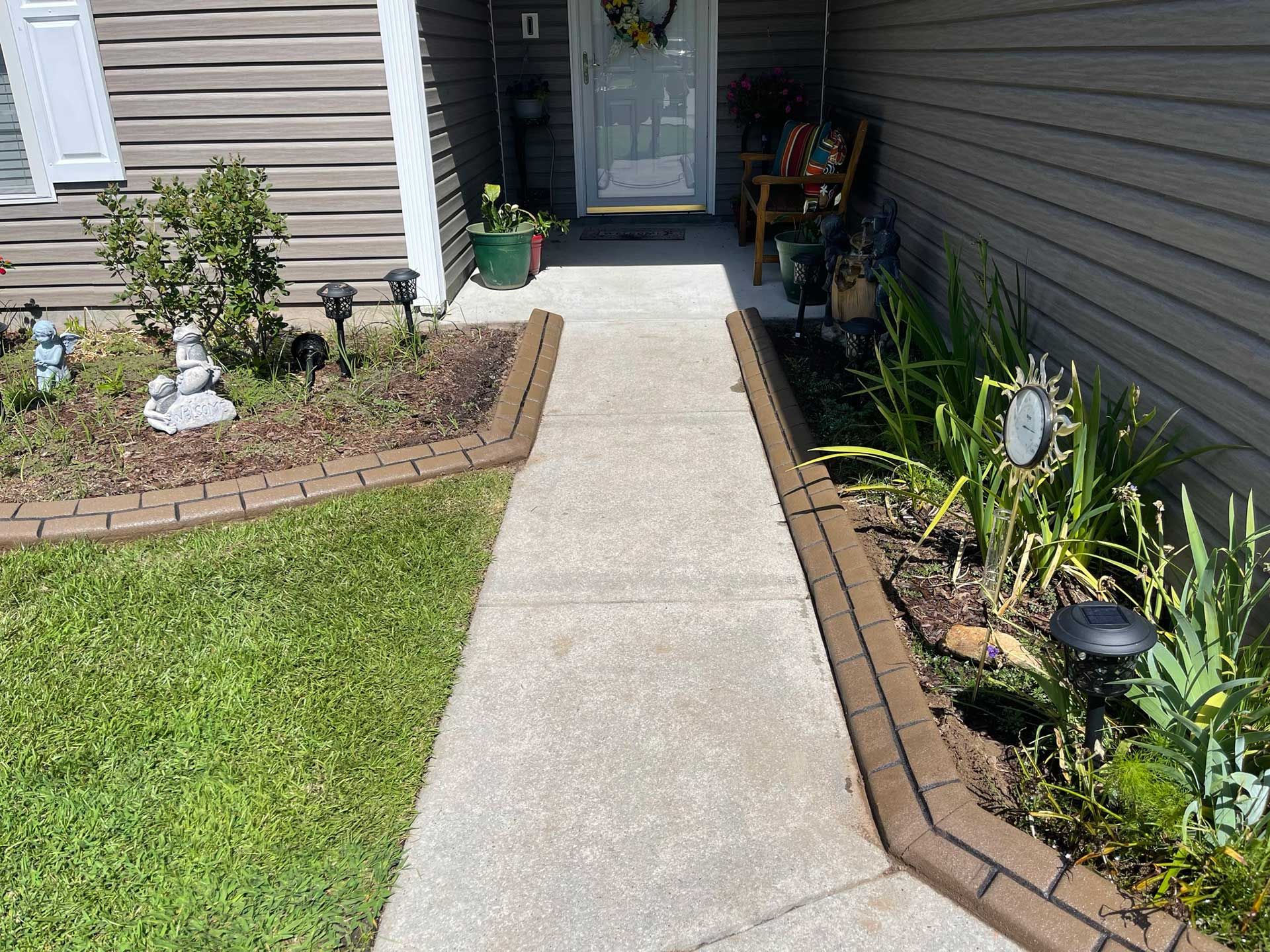 landscaping and curbing 36