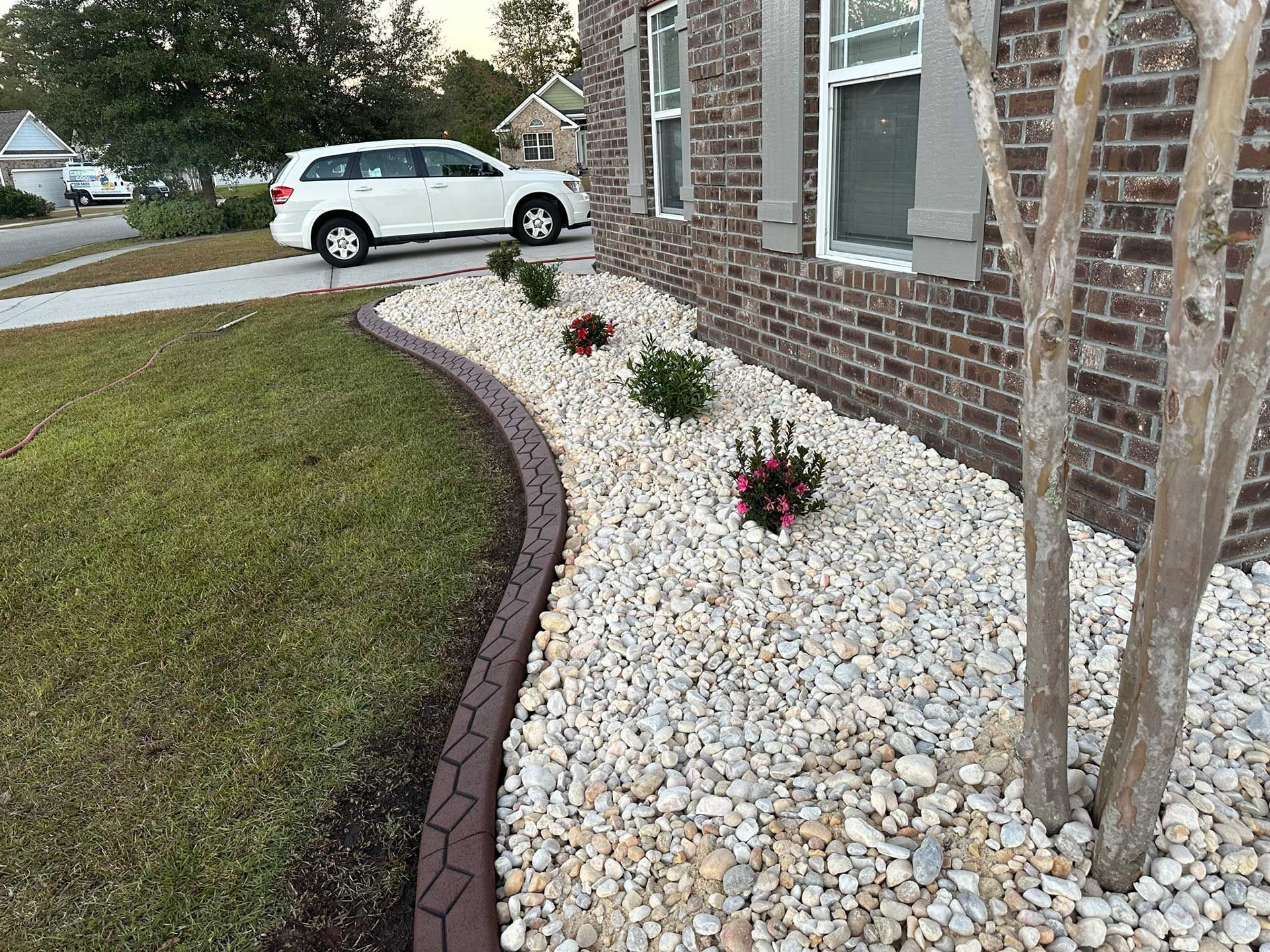 landscaping and curbing 25