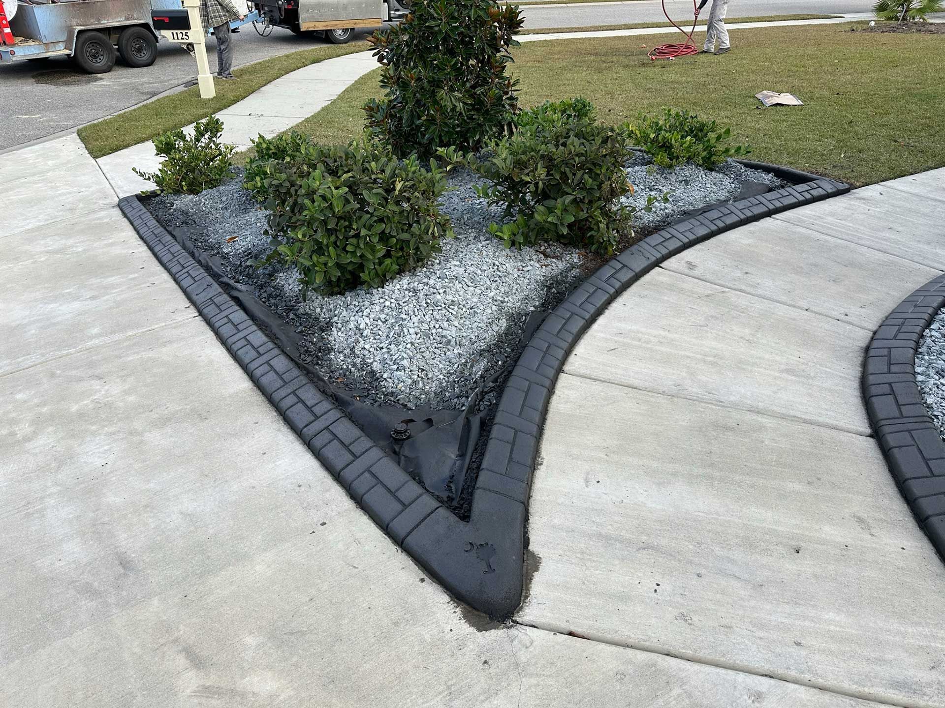 landscaping and curbing 19