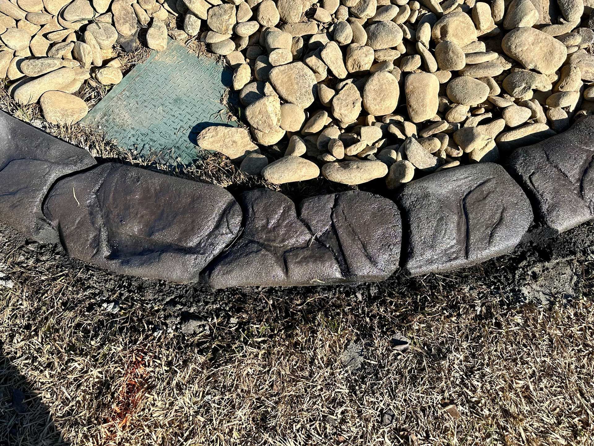landscaping and curbing 62