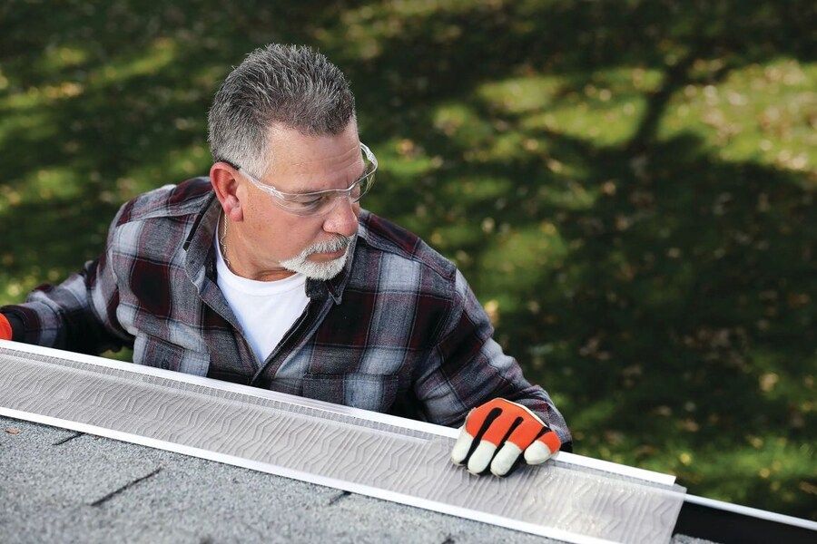 Gutter Leaf Protection Installation