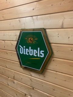 Diebels Emaille Reclamebord