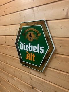 Diebels Alt Emaille Reclamebord