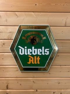Diebels Alt Emaille Reclamebord