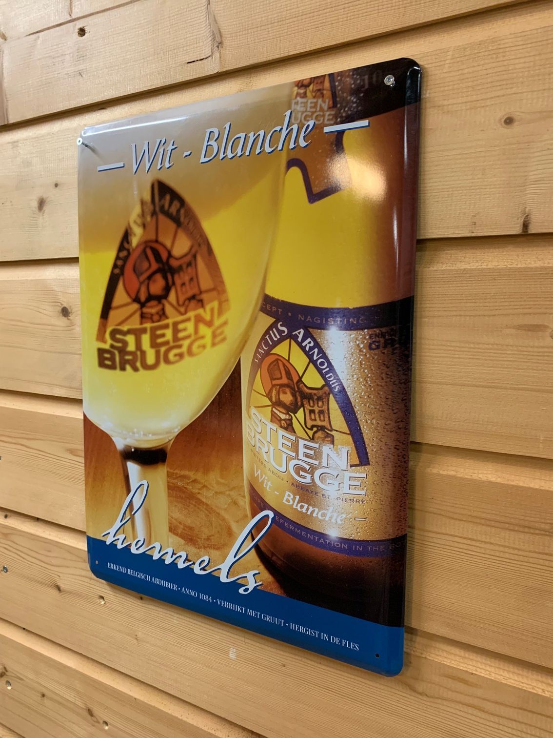 Steenbrugge Wit Reclamebord