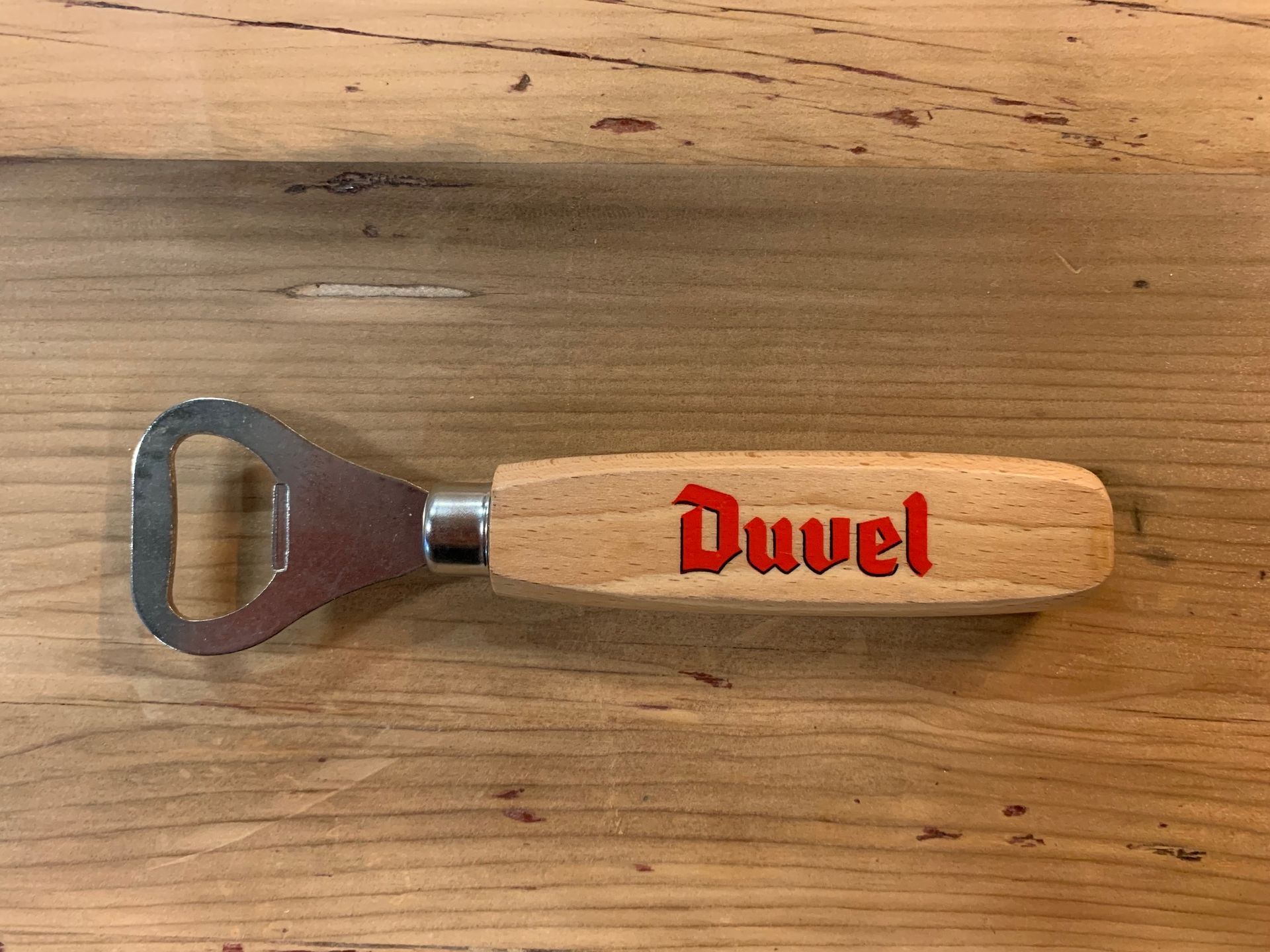 Duvel Opener Houten Handvat