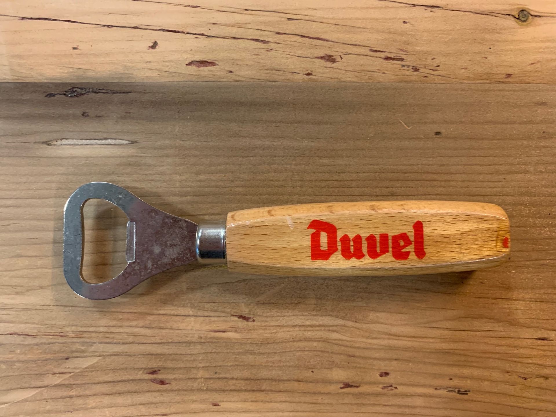 Kopiëren van Duvel Opener Houten Handvat (Gebruikt)