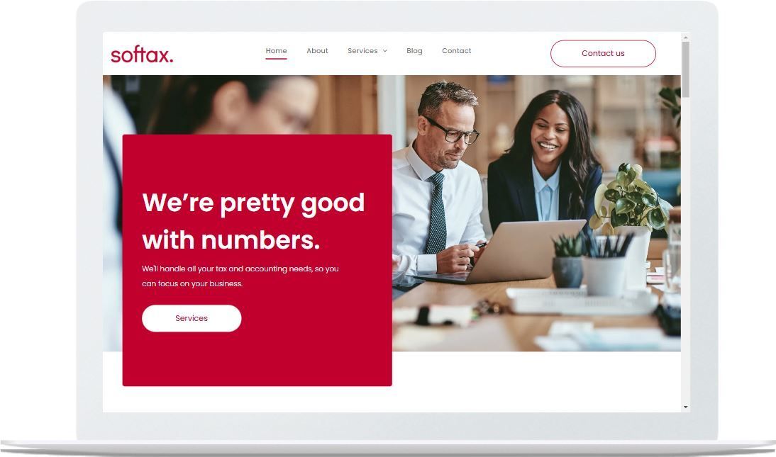 Accounting Firm Website Mock-up