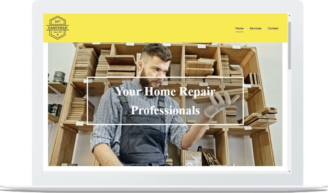 Handyman Website Mock