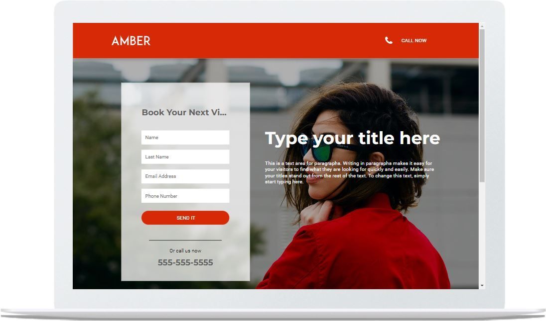 Personal Website Mock-up