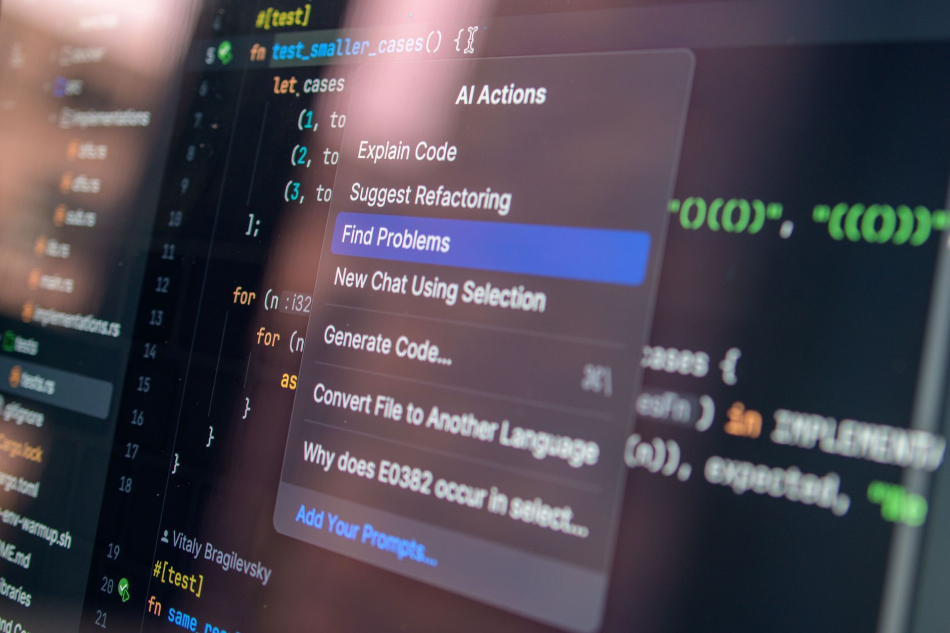 Code editor showing AI set up for auto lead follow-up