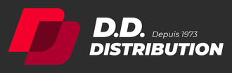 Un logo rouge et jaune pour la distribution dd