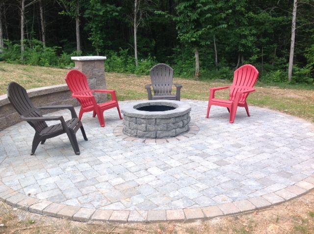 New Fire Pit in St. Louis MO | Hackmann Lawn & Landscape