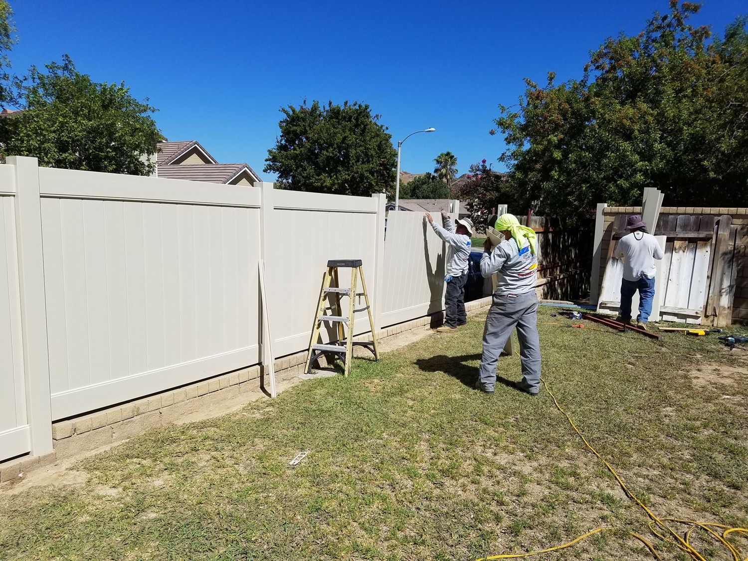 wooden fence repair lancaster ca