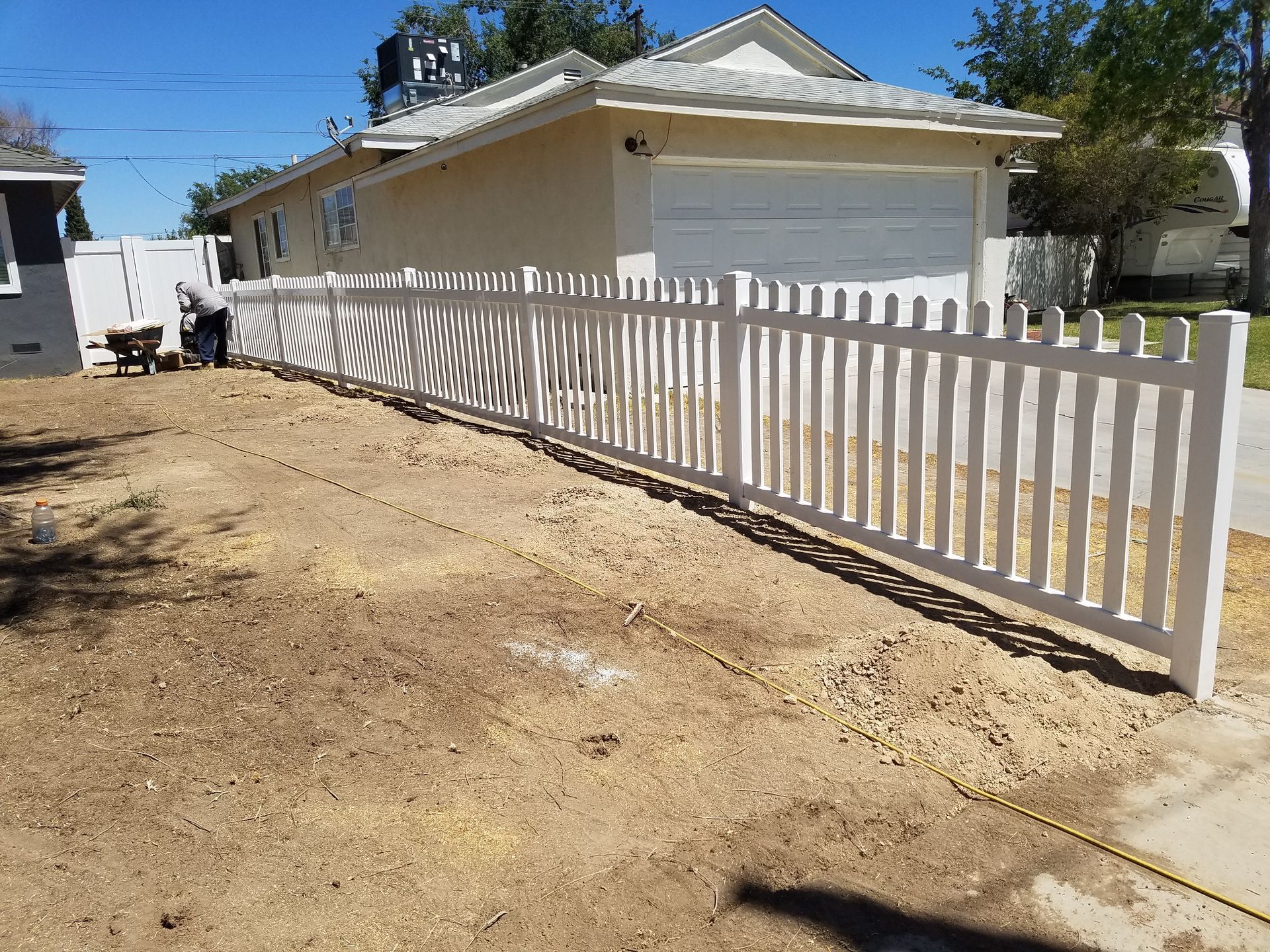 vinyl fence installation littlerock ca