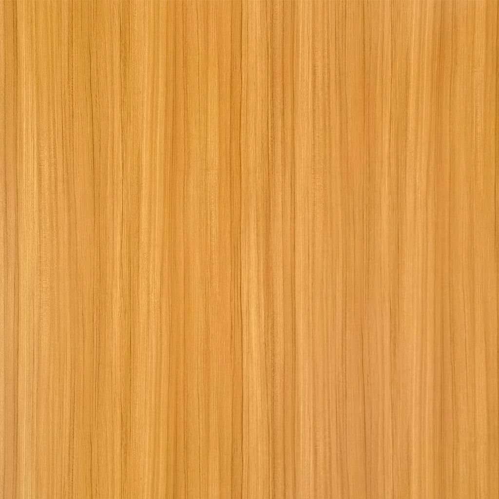 Dormitorio moderno y minimalista con paneles de madera, televisor montado en la pared y una estantería alta negra