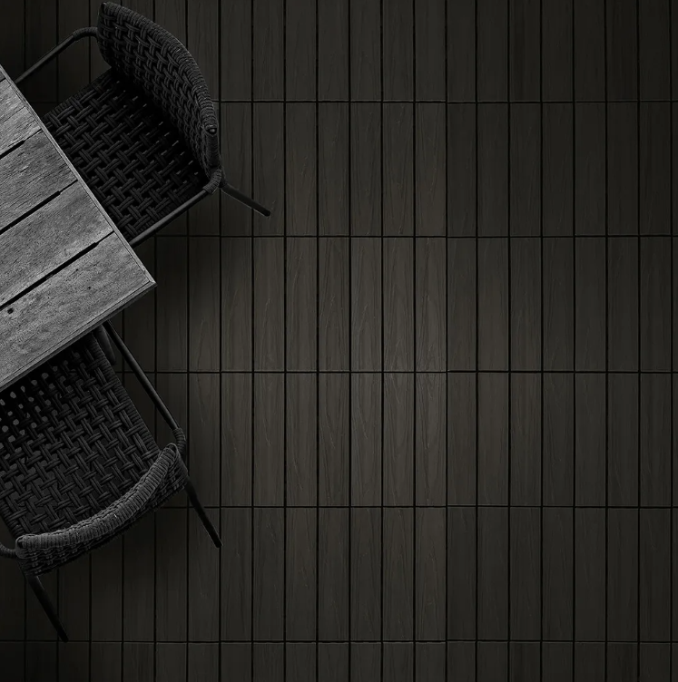 Deck Baldosa Co-Extruded G07 Charcoal