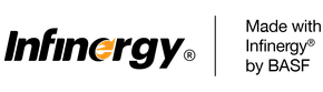 The logo for infinergy made with infinergy by base