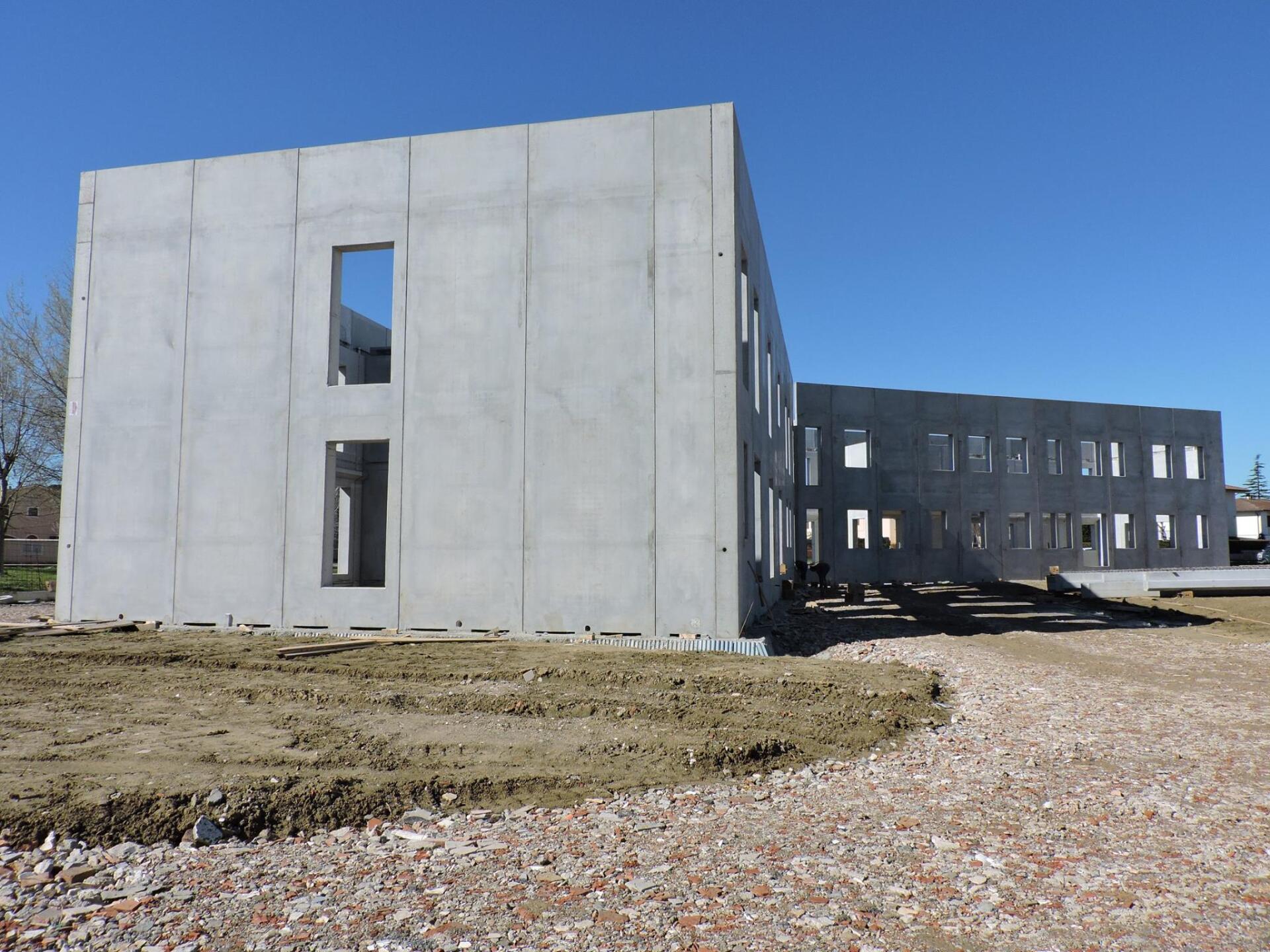 vista prefabbricato in cemento