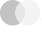 A white circle with a shadow on a white background.