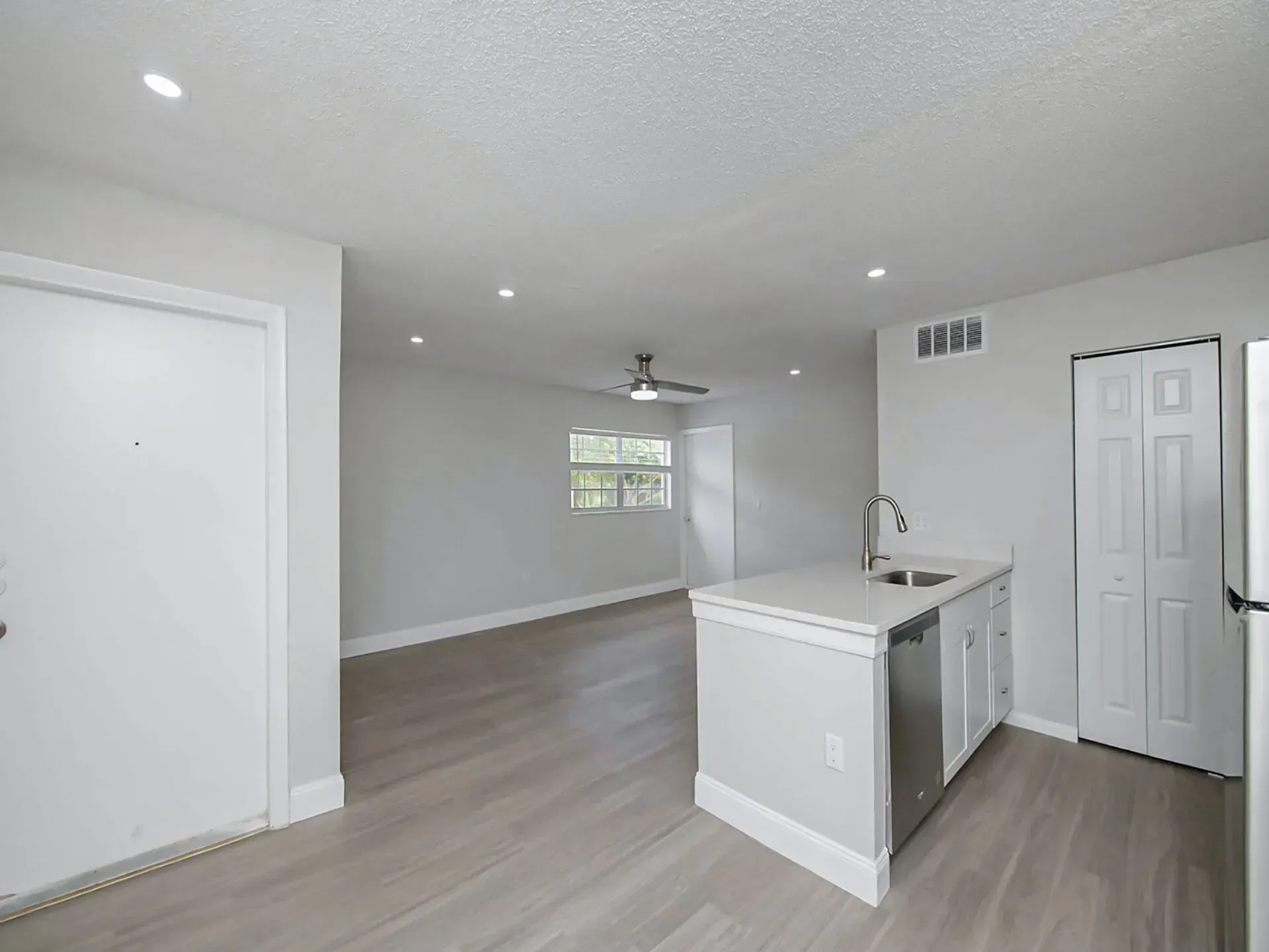 Open plan living room