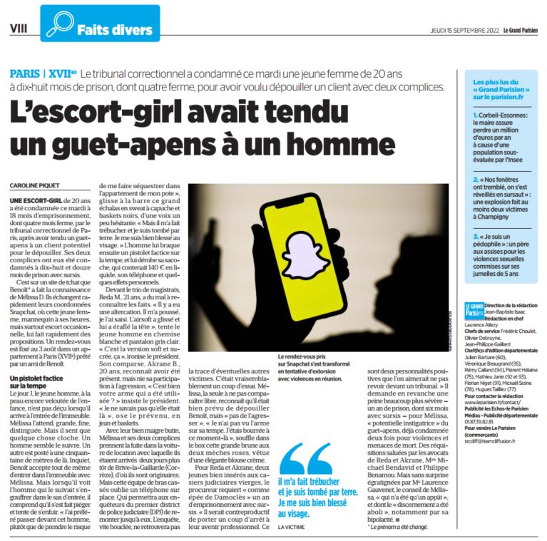 article de presse