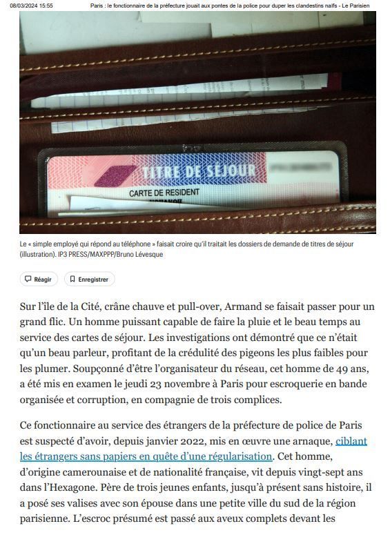 article de presse