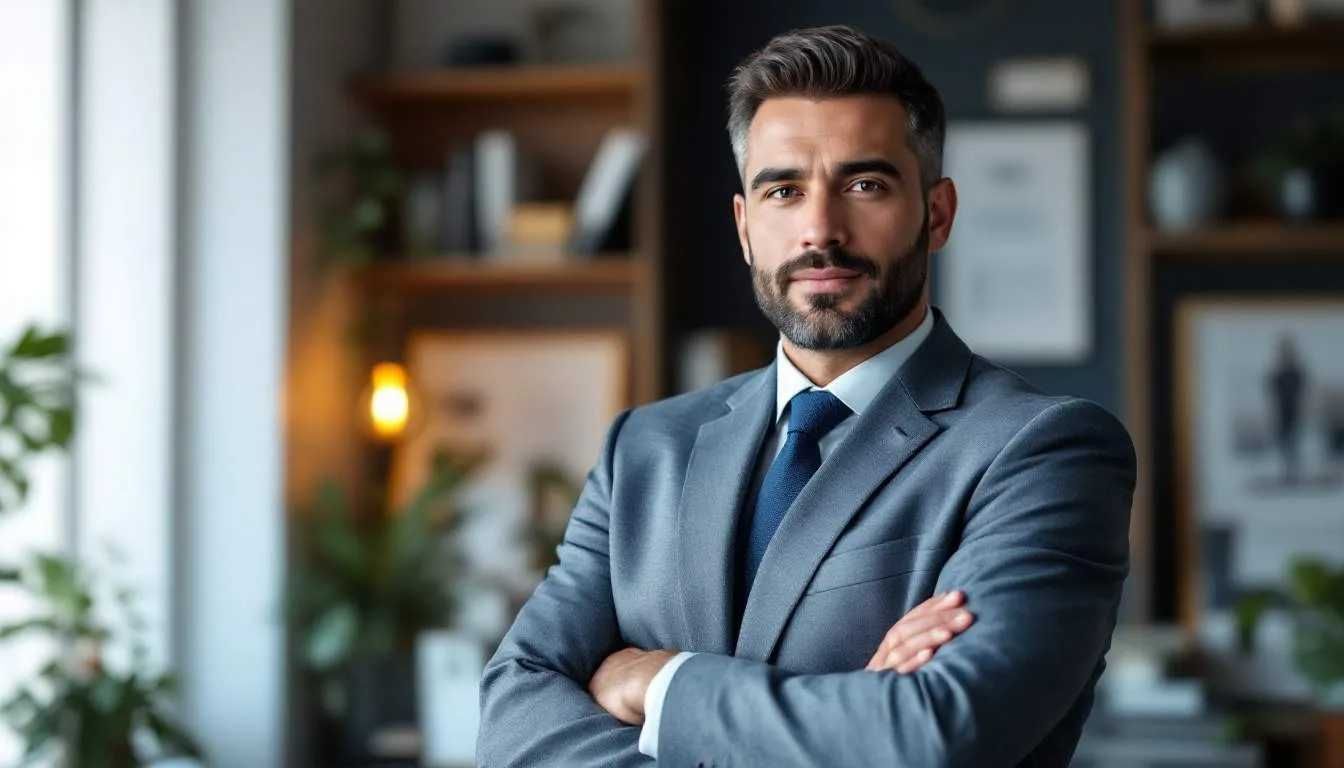 un avocat confiant