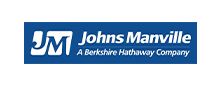The johns manville logo is a berkshire hathaway company.