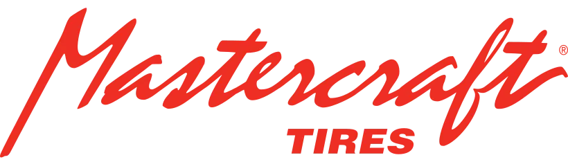 Mastercraft Tires logo in red script with black block text on a white background