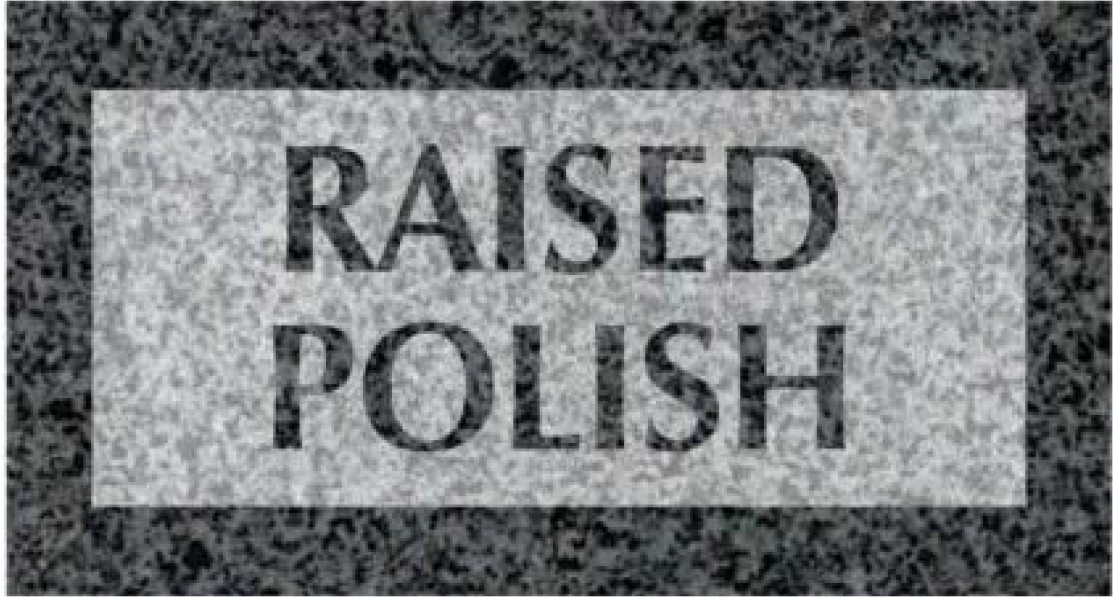 Raised polish Raised Polish Lettering