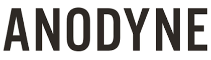 Black text reading “ANODYNE” on a white background.