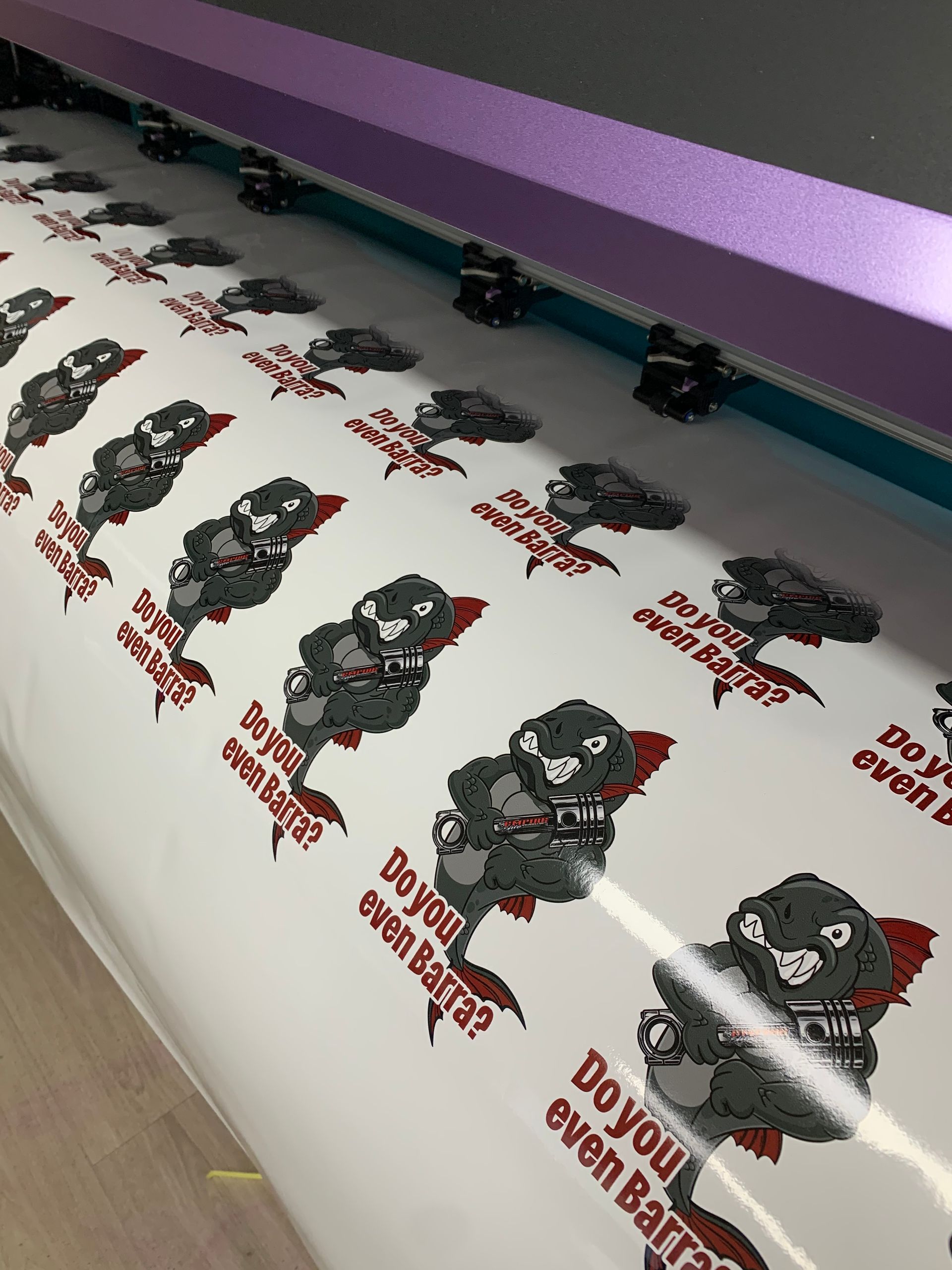 Roll of Printed Stickers — Stuckup Industries in Morisset, NSW