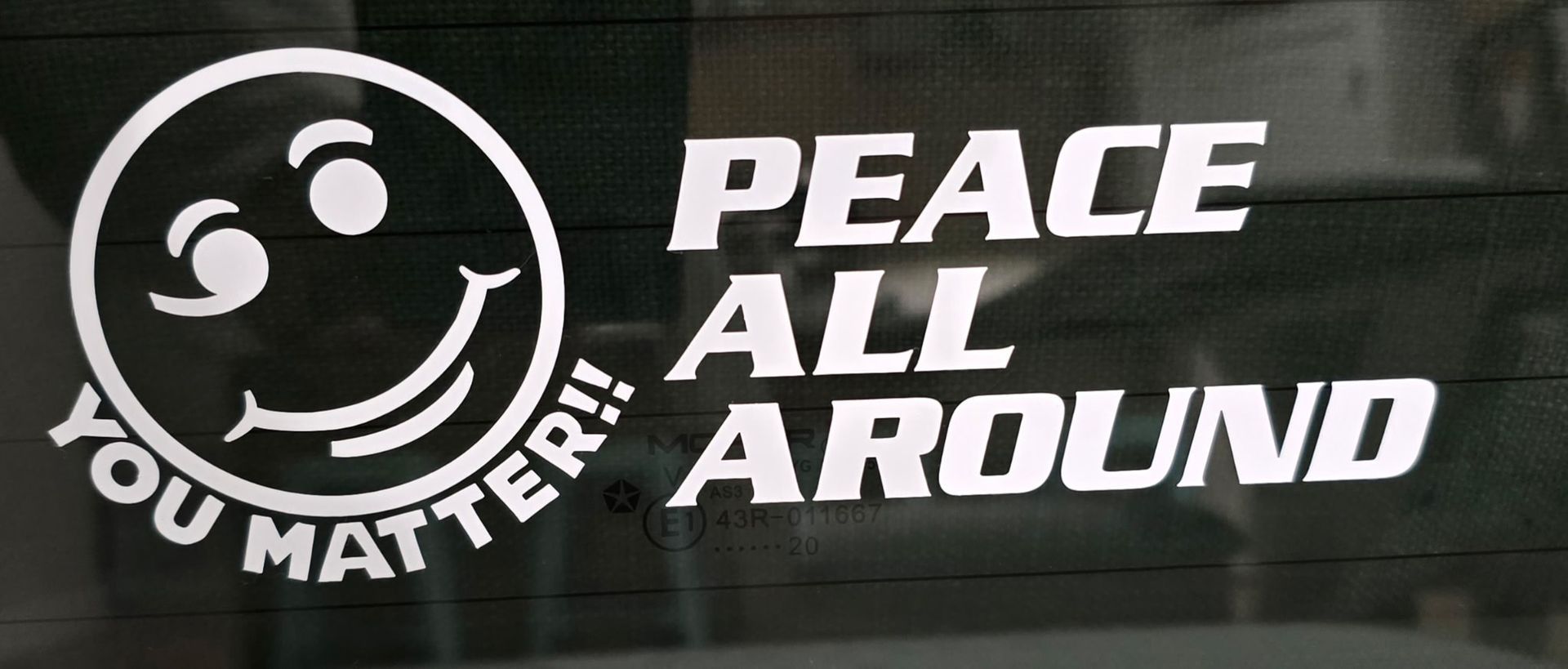 Peace All Around Stickers