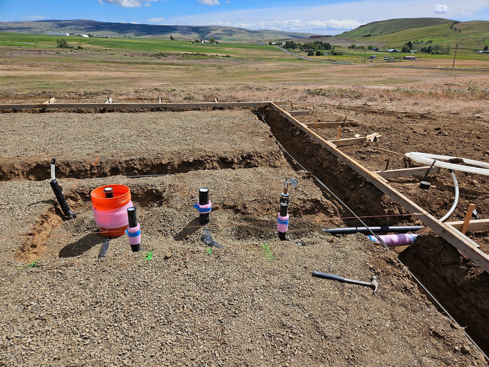 Plumbing Installation for Foundation