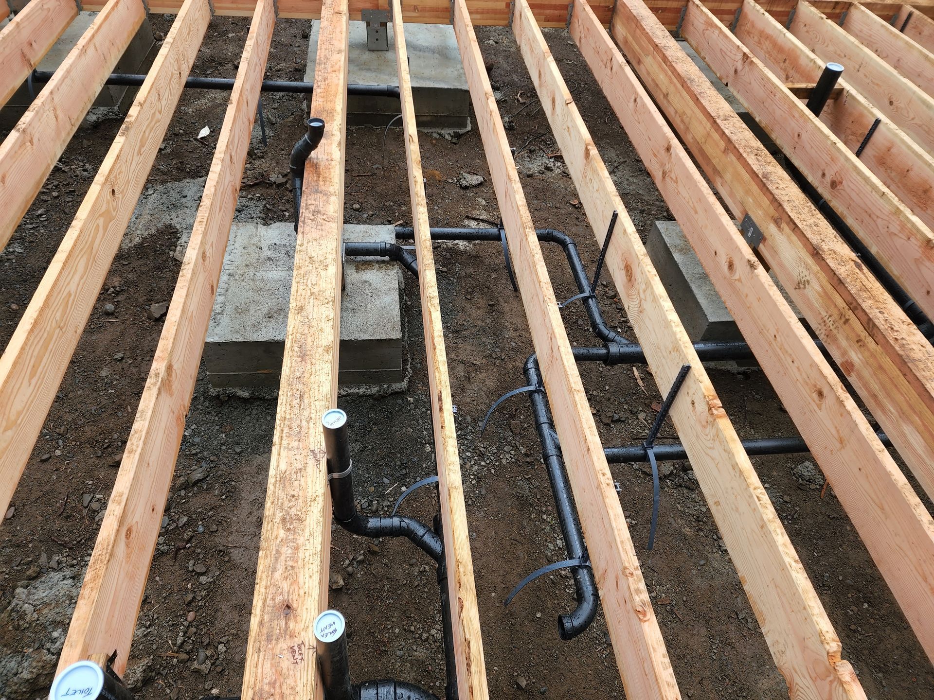 Plumbing Setup for New Construction