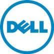 The dell logo is in a blue circle on a white background.
