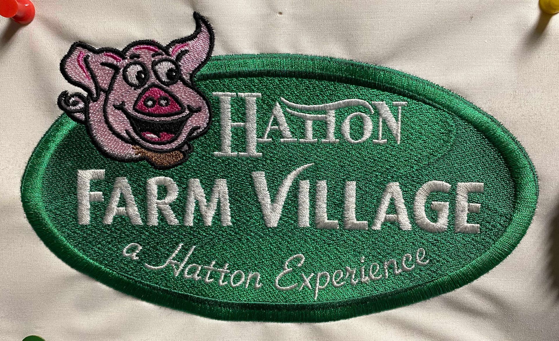 Hatton Farm Village Embroidered