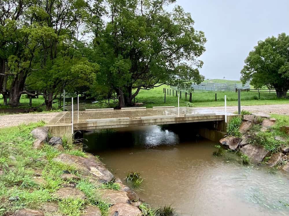 There Is A Bridge Over A River In The Middle Of A Field — J & M Bashforth & Sons In Brunswick Heads, NSW
