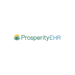 ProsperityEHR logo with green and gold icon on a white background