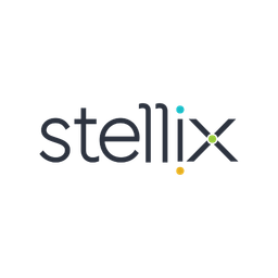 Stellix logo in dark gray with teal and yellow accents on a white background