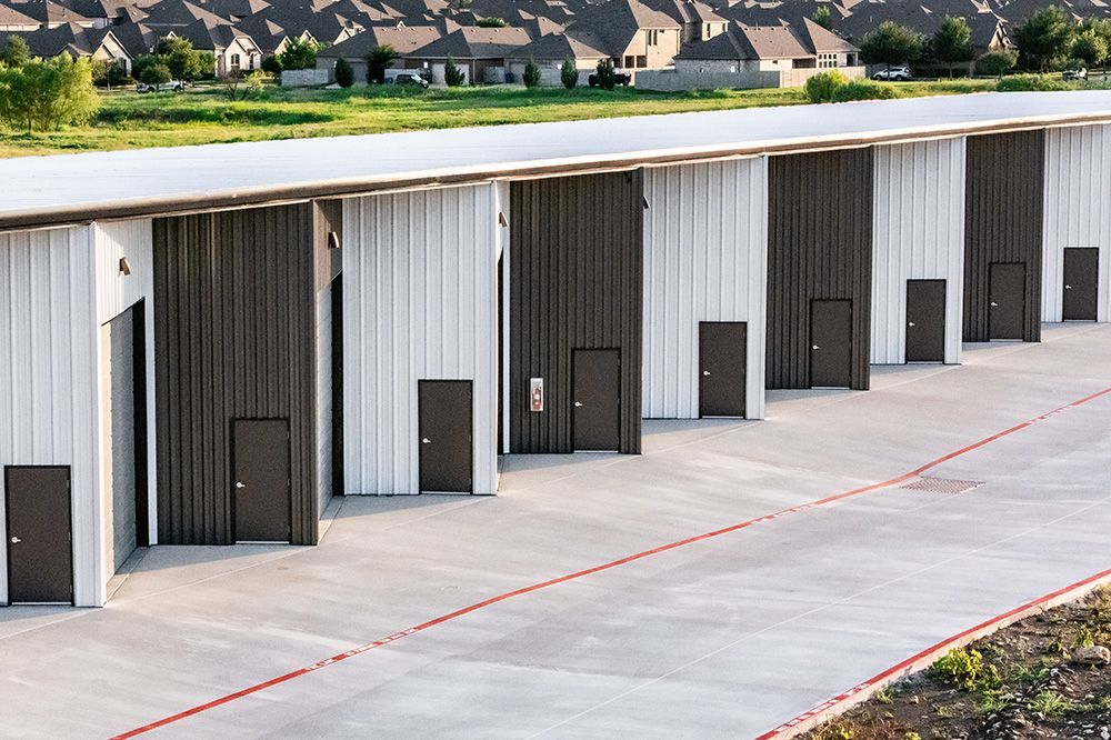 Luxury climate-controlled storage offered by Yellow Brick Road Storage in Argyle, Texas